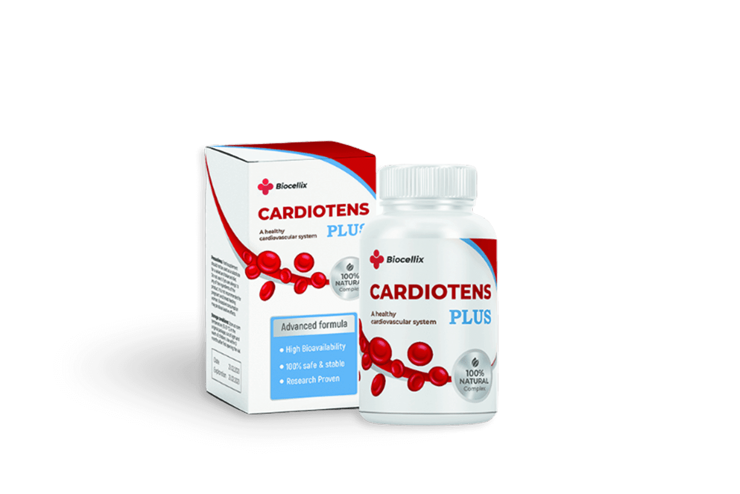 Cardiotens Plus pakuotė